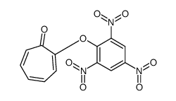 2-(2,4,6-trinitrophenoxy)cyclohepta-2,4,6-trien-1-one Structure