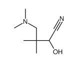 3,3-Dimethyl-4-dimethylamino-2-hydroxybutyronitrile结构式