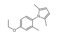 1-(4-ethoxy-2-methylphenyl)-2,5-dimethylpyrrole Structure