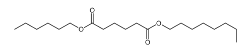 1-O-hexyl 6-O-octyl hexanedioate Structure