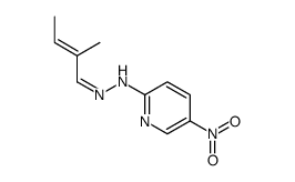 N-[(E)-[(E)-2-methylbut-2-enylidene]amino]-5-nitropyridin-2-amine结构式