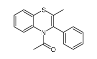 1-(2-methyl-3-phenyl-1,4-benzothiazin-4-yl)ethanone Structure