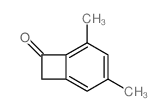 3,5-dimethylbicyclo[4.2.0]octa-1,3,5-trien-7-one结构式