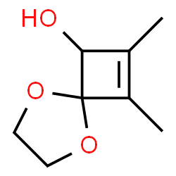 5,8-Dioxaspiro[3.4]oct-2-en-1-ol, 2,3-dimethyl- (9CI)结构式