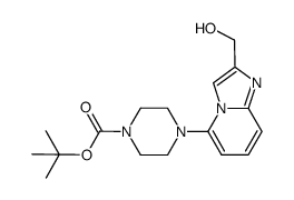 tert-butyl 4-[2-(hydroxymethyl)imidazo[1,2-a]pyridin-5-yl]piperazine-1-carboxylate Structure