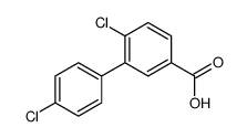 4-chloro-3-(4-chlorophenyl)benzoic acid Structure