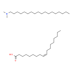 oleic acid, compound with N,N-dimethyloctadecylamine (1:1) Structure