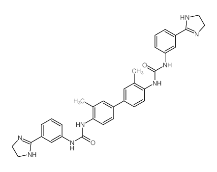 3-[3-(4,5-dihydro-1H-imidazol-2-yl)phenyl]-1-[4-[4-[[3-(4,5-dihydro-1H-imidazol-2-yl)phenyl]carbamoylamino]-3-methyl-phenyl]-2-methyl-phenyl]urea picture