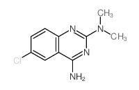 6-chloro-N,N-dimethyl-quinazoline-2,4-diamine结构式