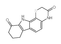 7,8,9,11-tetrahydro-4H-[1,4]thiazino[2,3-a]carbazole-3,10-dione Structure