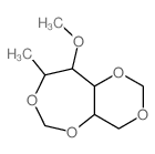 Mannitol,6-deoxy-4-O-methyl-1,3:2,5-di-O-methylene-, DL- (8CI)结构式