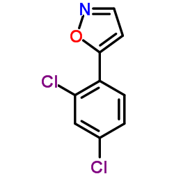 5-(2,4-DICHLOROPHENYL)ISOXAZOLE Structure