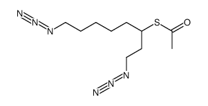 1,8-diazido-3-(thioacetyl)octane结构式