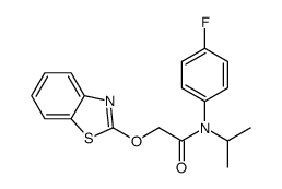 2-(benzo[d]thiazol-2-yloxy)-N-(4-fluorophenyl)-N-isopropylacetamide Structure