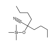 2-butyl-2-trimethylsilyloxyhexanenitrile结构式