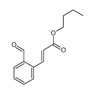 butyl 3-(2-formylphenyl)prop-2-enoate Structure