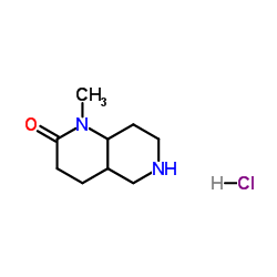 1-Methyloctahydro-1,6-Naphthyridin-2(1H)-One Hydrochloride Structure