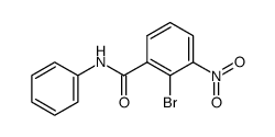 2-bromo-3-nitro-N-phenylbenzamide Structure