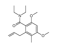 N,N-diethyl-4,6-dimethoxy-3-methyl-2-prop-2-enylbenzamide Structure