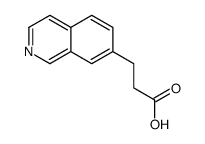 3-(ISOQUINOLIN-7-YL)PROPANOIC ACID Structure