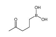 Boronic acid, (4-oxopentyl)- (9CI) structure