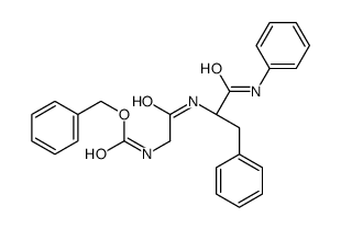 benzyl N-[2-[[(2S)-1-anilino-1-oxo-3-phenylpropan-2-yl]amino]-2-oxoethyl]carbamate Structure