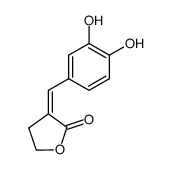 2(3H)-Furanone, 3-[(3,4-dihydroxyphenyl)methylene]dihydro- (9CI)结构式