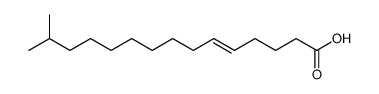 14-methylpentadec-5-enoic acid结构式