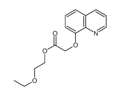 2-ethoxyethyl 2-quinolin-8-yloxyacetate Structure