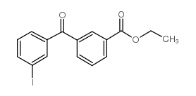 3-ETHOXYCARBONYL-3'-IODOBENZOPHENONE Structure