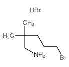 5-bromo-2,2-dimethyl-pentan-1-amine Structure