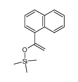 α-Trimethylsilyloxy-α-(1-naphthyl)ethylene Structure