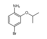 Benzenamine, 4-bromo-2-(1-methylethoxy)-结构式