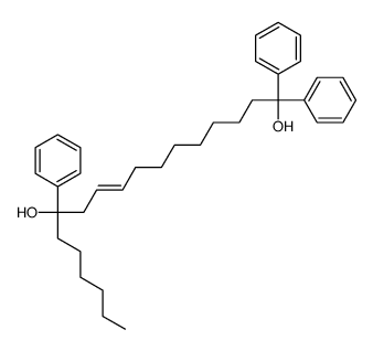 1,1,12-triphenyloctadec-9-ene-1,12-diol Structure