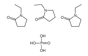 1-ethylpyrrolidin-2-one,phosphoric acid Structure