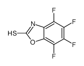 4,5,6,7-tetrafluoro-3H-1,3-benzoxazole-2-thione Structure