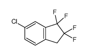 5-chloro-2,2,3,3-tetrafluoro-1H-indene结构式