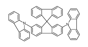 9H-Carbazole, 9,9'-(9,9'-spirobi[9H-fluorene]-2,7-diyl)bis- Structure