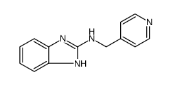 1H-Benzimidazol-2-amine, N-(4-pyridinylmethyl) Structure