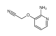 2-(2-aminopyridin-3-yl)oxyacetonitrile结构式