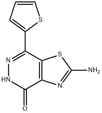 2-氨基-7-(2-噻吩基)[1,3]噻唑并[4,5-D]哒嗪-4(5H)-酮图片