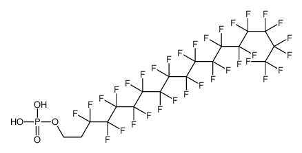 3,3,4,4,5,5,6,6,7,7,8,8,9,9,10,10,11,11,12,12,13,13,14,14,15,15,16,16,17,17,18,18,18-tritriacontafluoro dihydrogen phosphate结构式