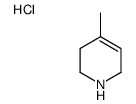 4-methyl-1,2,3,6-tetrahydropyridine,hydrochloride structure