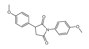 1,3-bis(4-methoxyphenyl)pyrrolidine-2,5-dione结构式