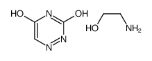 2-aminoethanol,2H-1,2,4-triazine-3,5-dione Structure