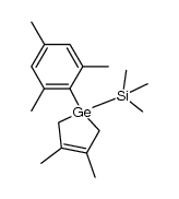 1-dimesityl-3,4-dimethyl-1-(trimethylsilyl)-1-germacyclopent-3-ene结构式