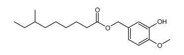 isovanillyl 7-methyl nonanoate Structure