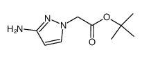 (3-amino-pyrazol-1-yl)-acetic acid tert-butyl ester结构式