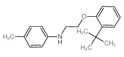 N-{2-[2-(tert-Butyl)phenoxy]ethyl}-4-methylaniline Structure