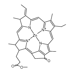 zinc(II) ethylideneisobacteriochlorine结构式